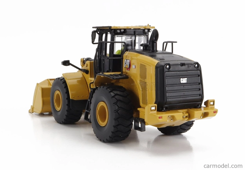 Dm-models Caterpillar Cat966 Ruspa Gommata - Scraper Tractor Wheel Loader 1:50 Žlutá Černá
