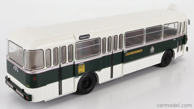 Edicola Berliet Plr10 Bus Madeleine-massena-trinite 1955 1:43 Bielozelená