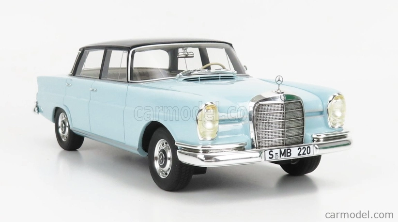Modely v mierke Cult-scale Mercedes benz 220se (w111) 1959 1:18 2 Tones Blue