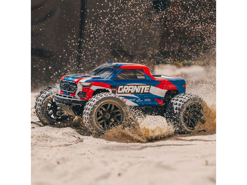 RC auto Arrma Granite Grom 1:18 4WD Smart RTR, červené