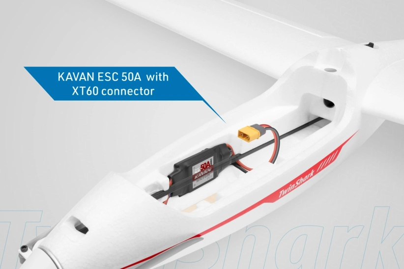 RC letadlo KAVAN 304TS TwinShark 2700mm - ARF