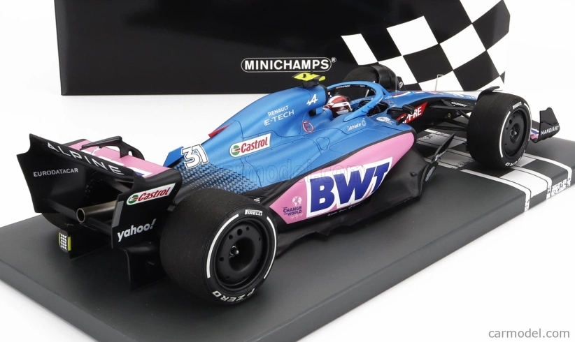 Minichamps Renault F1 A522 Team Alpine Bwt N 31 1:18, modrá