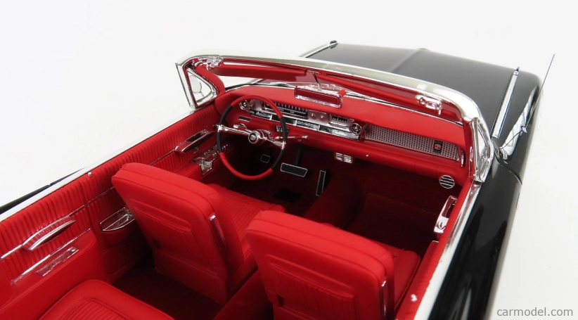 Mitica Cadillac Eldorado Biarritz Convertible Open 1962 1:18 Black