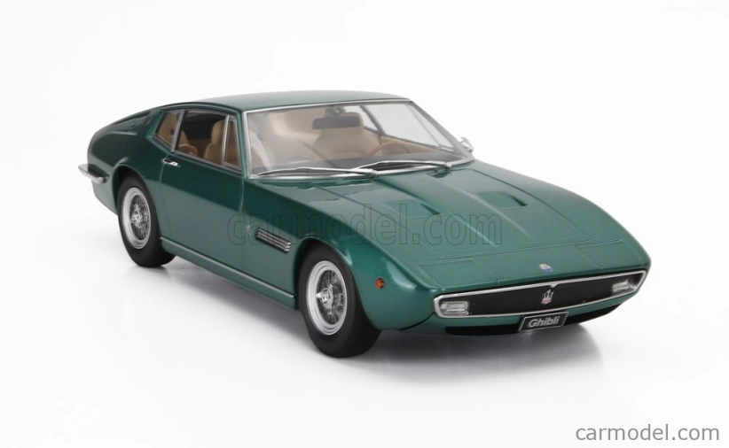 Maserati Ghibli Coupe 1969 v mierke 1:18 Green Met