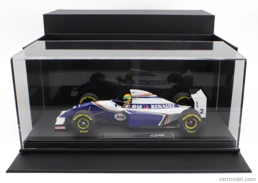 Gp-replicas Williams F1  Fw16 Team Rothmans Renault N 2 San Marino Italy Gp (with Pilot Figure) 1994 Ayrton Senna 1:18 Modrá Bílá