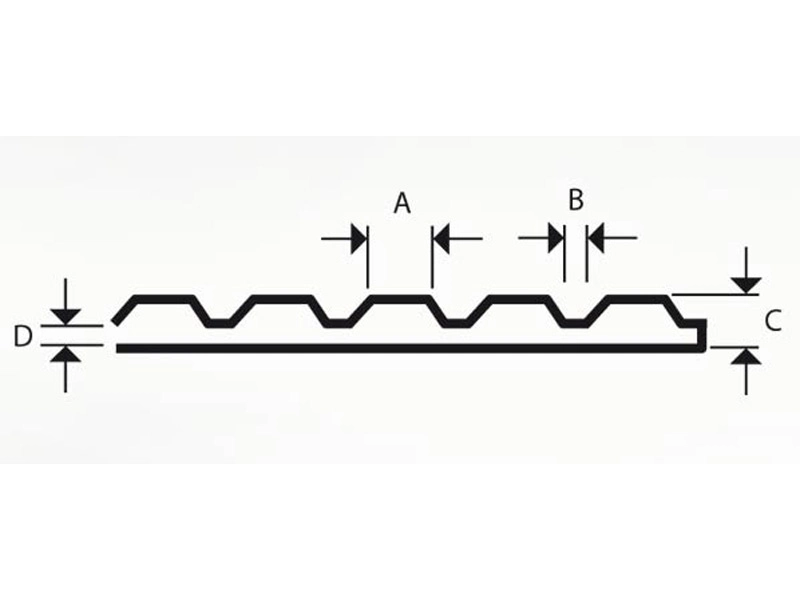 Gumená nárazníková doska Raboesch s hrúbkou 600x120 mm