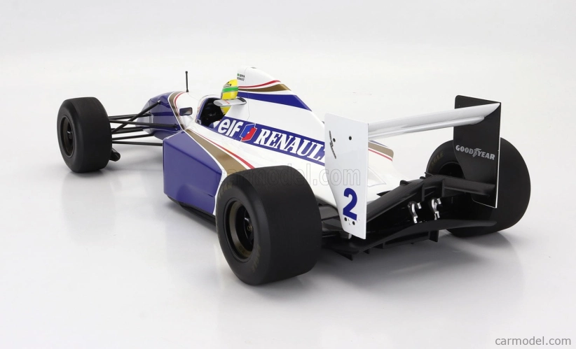 Minichamps Williams F1  Fw16 Team Rothmans Renault N 2 San Marino Gp Dirty Version 1994 Ayrton Senna 1:12 Modrá Bílá