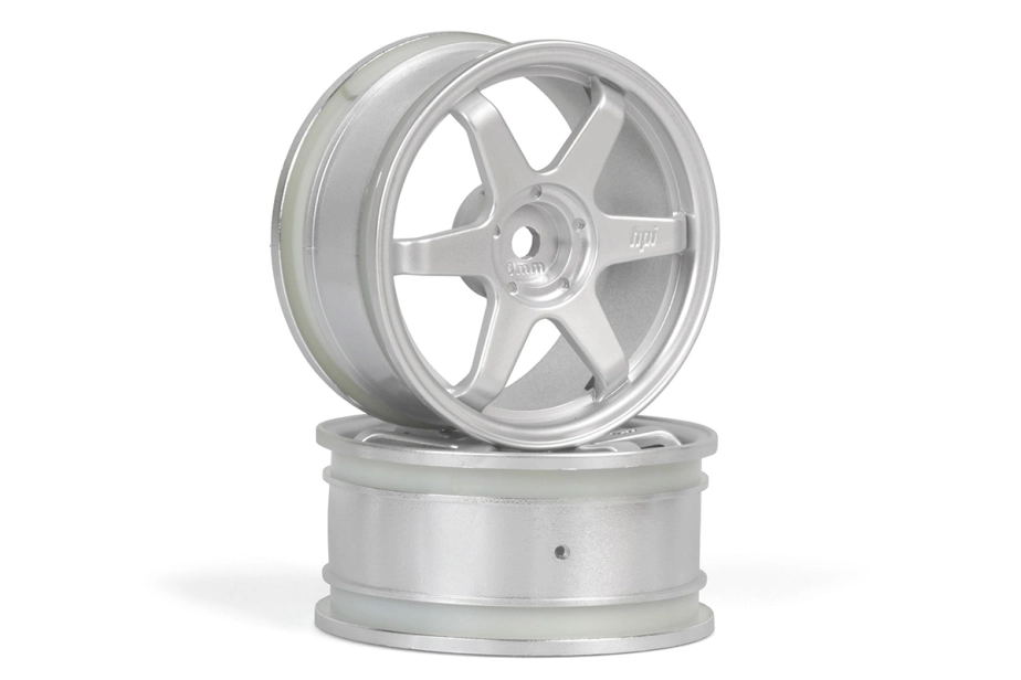 TE37 disky 26mm stříbrné (0mm offset) 2ks