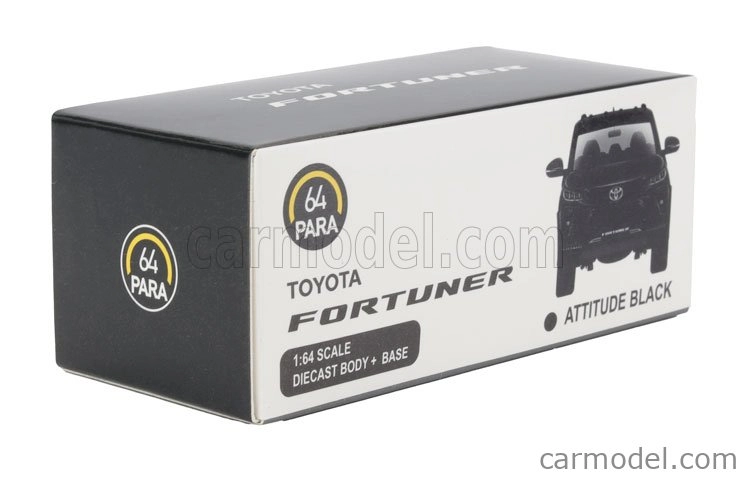 Paragon-models Toyota Fortuner Rhd 2024 1:64 čierna