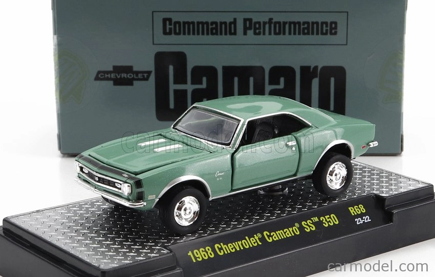 M2-machines Chevrolet Camaro Ss 350 Coupe 1968 1:64 Zelená