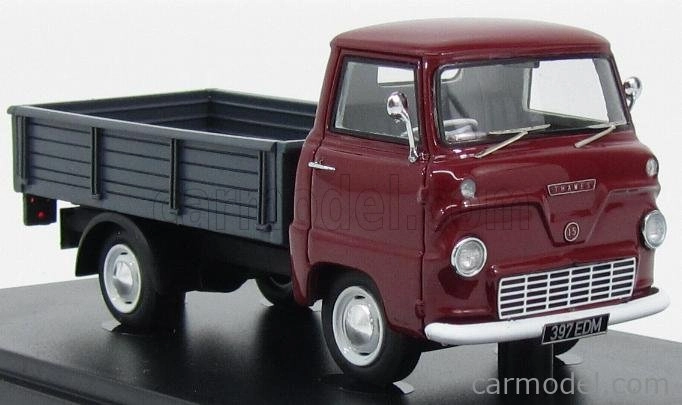 Autocult Ford england Thames 400e Truck Pick-up Veľká Británia 1964 1:43 Tmavo červená sivá