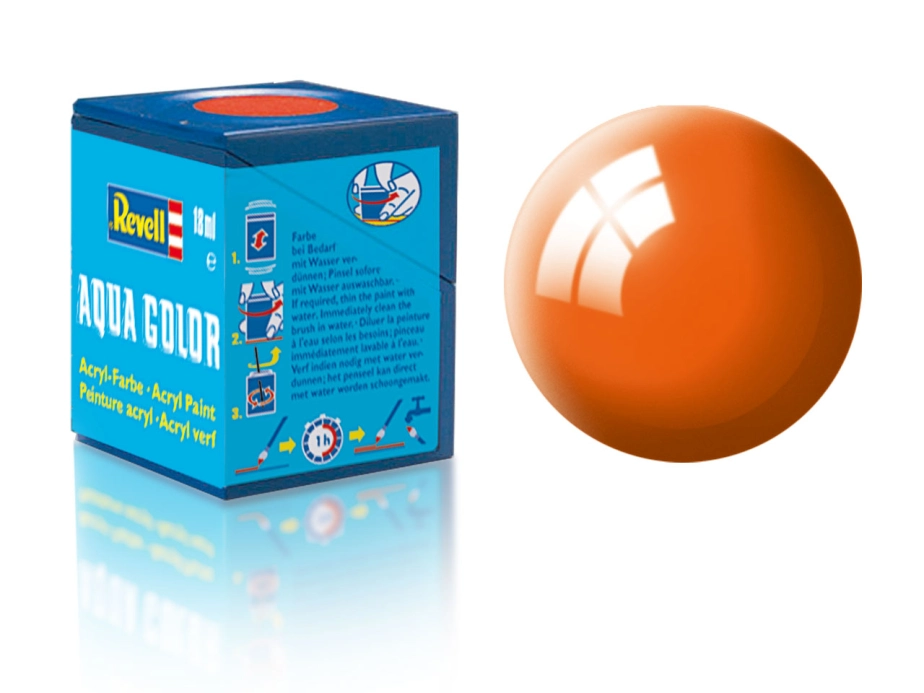 Revell akrylová farba #30 lesklá oranžová 18 ml