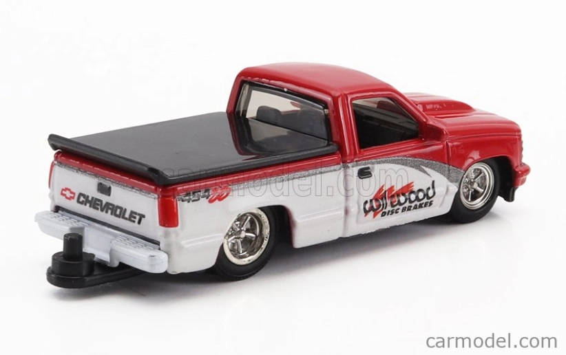 Maisto Chevrolet 454 Ss Pick-up With Trailer Car Transporter + Pick-up 1936 1:64 biela červená