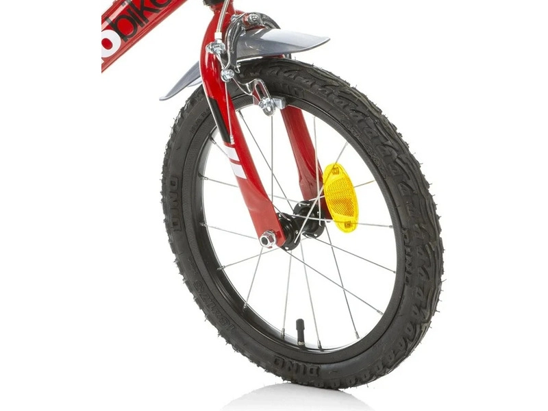 DINO Bikes - Dětské kolo 16" červené