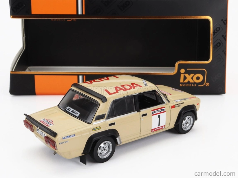 Ixo-models Lada fiat 2105 Vfts (night Version) N 1 Winner Rally Baltika 1984 Vallo Soots - Toomas Putmaker 1:43 Beige