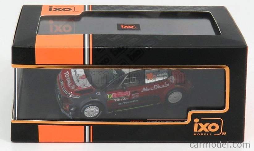 Ixo-models Citroen C3 Wrc Abu Dhabi N 10 Rally Portugalsko 2018 K.meeke - P.nagle 1:43 Červená sivá