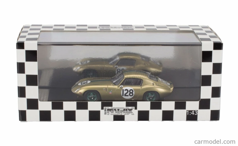 Matrix scale models Lotus Elan 26r Coupe N 128 Racing 1964 1:43 Zlatá Zelená