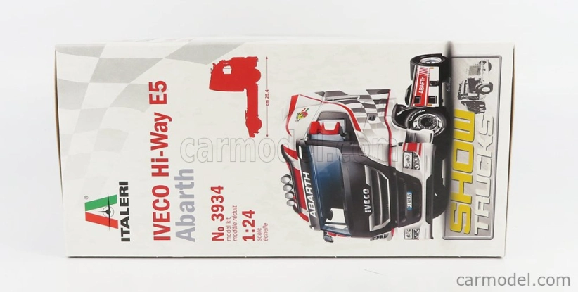 Italeri Iveco fiat Stralis Hi-way Tractor Truck Abarth 2-assi 2010 1:24 /
