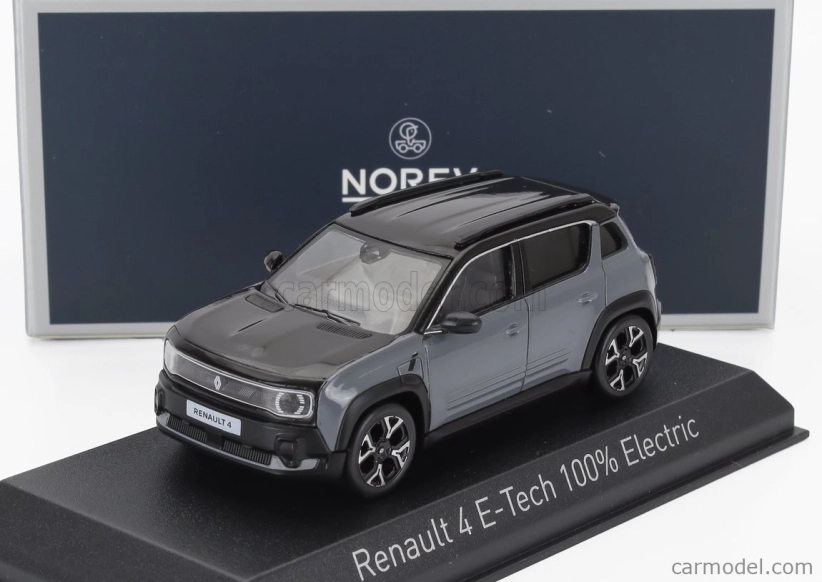 Norev Renault R4 E-tech 2025 1:43 Sivá