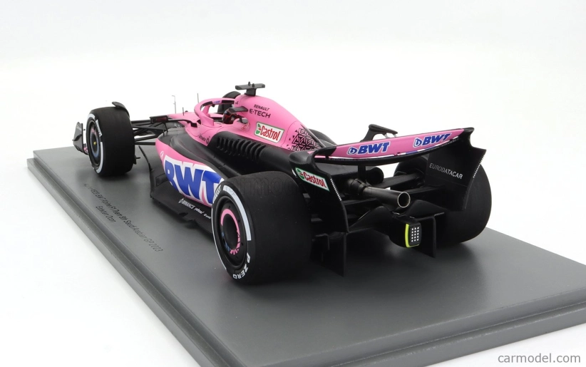 Spark-model Alpine F1  A523 Team Bwt Alpine N 31 Season 2023 Esteban Ocon 1:18 Růžová Modrá
