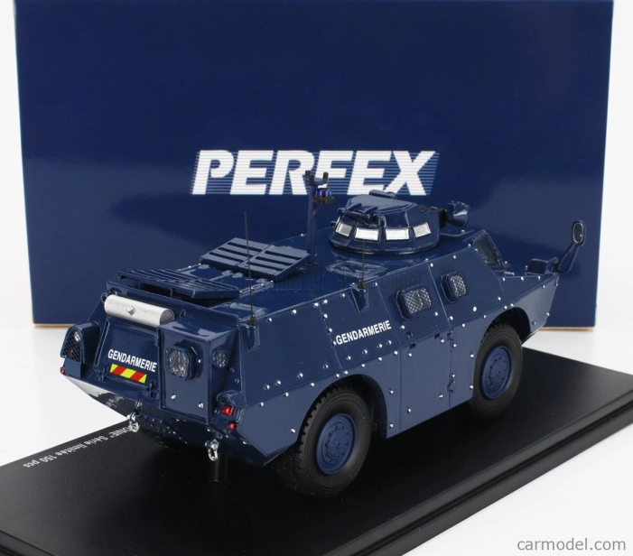 Perfex Berliet Vxb 170 Vbrg Anfibio Blindato Gendarmerie Nouvelle Caledonie Police 1974 1:43 Blue