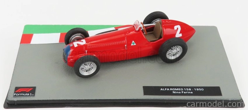 Edicola Alfa romeo F1 158 N 2 Nino Farina Season 1950 World Champion 1:43 Red