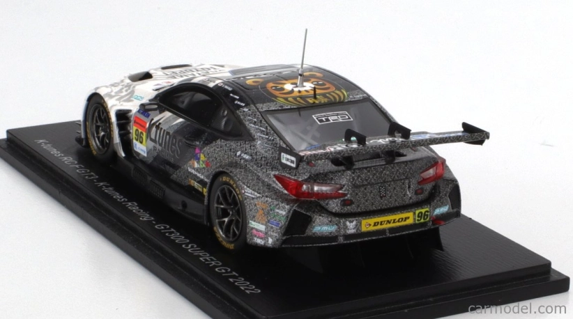 Spark-model Lexus Rc F Gt3 Team K-tunes Racing N 96 Gt300 Super Gt 2022 M.nitta - S.takagi 1:43 White Black
