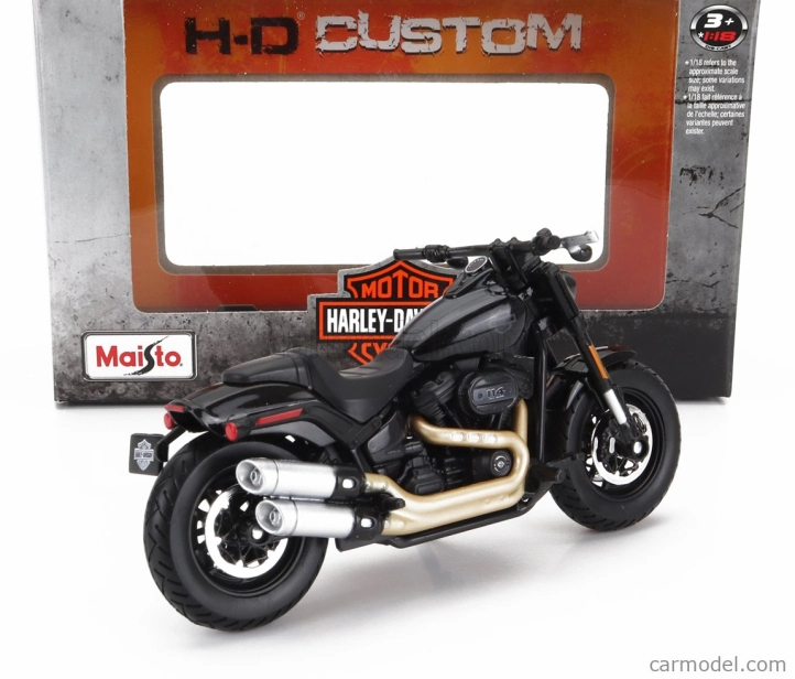 Maisto Harley davidson Fat Bob 114 2022 1:18 Black