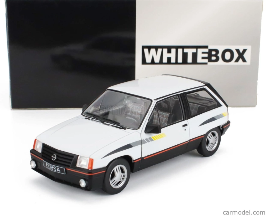 Whitebox Opel Corsa A Sr 1985 1:24 Bílá Černá