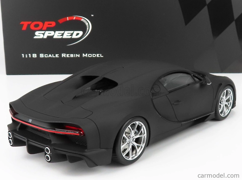 Truescale Bugatti Chiron Super Sport 2018 1:18 Black