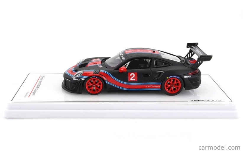 Truescale Porsche 911 991 Gt2 Rs Coupe N 2 Clubsport 2018 1:43 čierna červená svetlomodrá