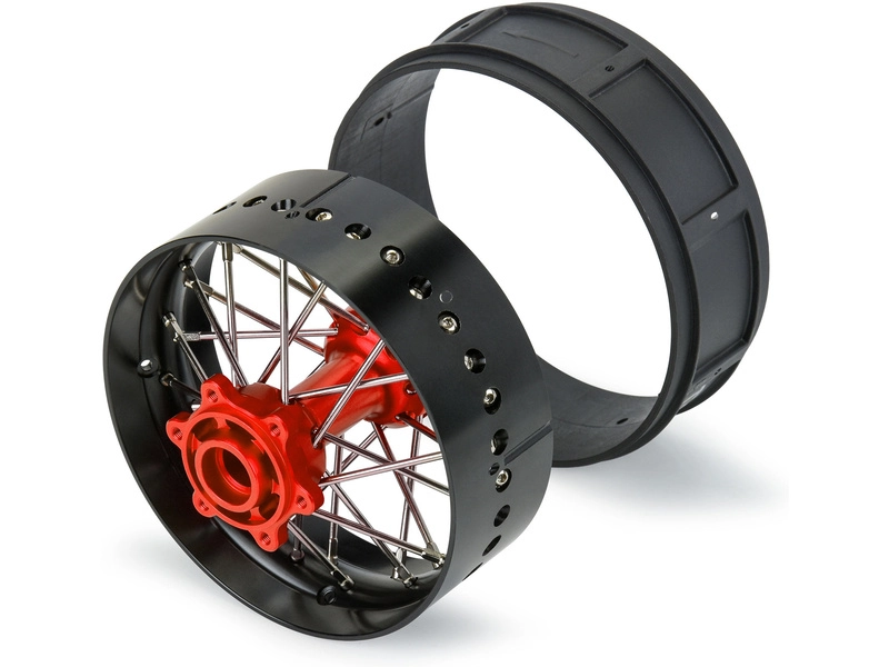 Pro-Line disk zadní Pro-Spec V2 Bead, hliník, černý/červený: Promoto-SM