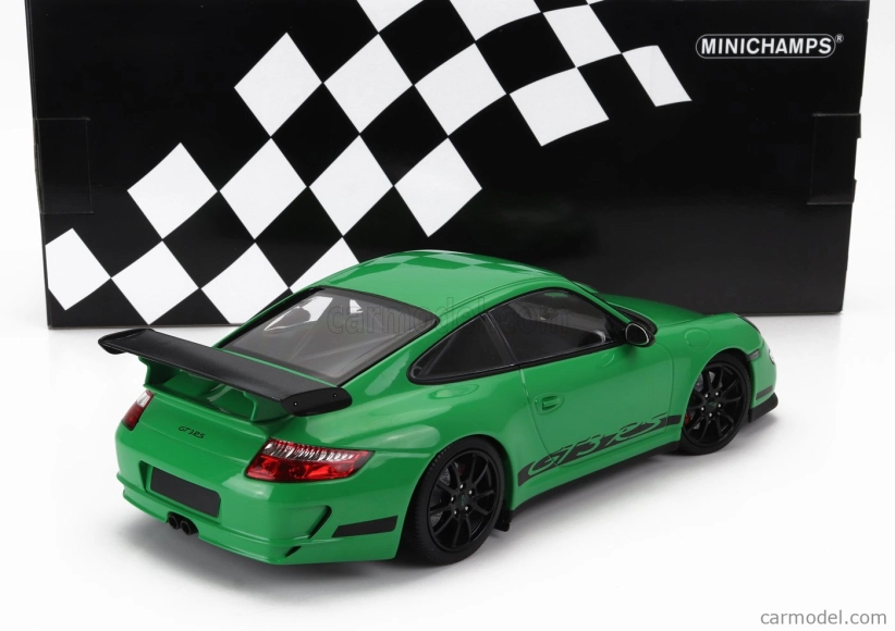 Minichamps Porsche 911 997 Gt3 Rs Coupe 2007 1:18 Zelená