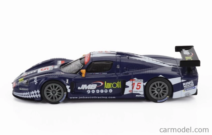 Bbr-models Maserati Mc12 6.0l V12 Team Jmb Racing N 15 4. 24h Spa 2008 Ben Aucott - Alain Ferte - Stephane Daoudi 1:64 Modrá