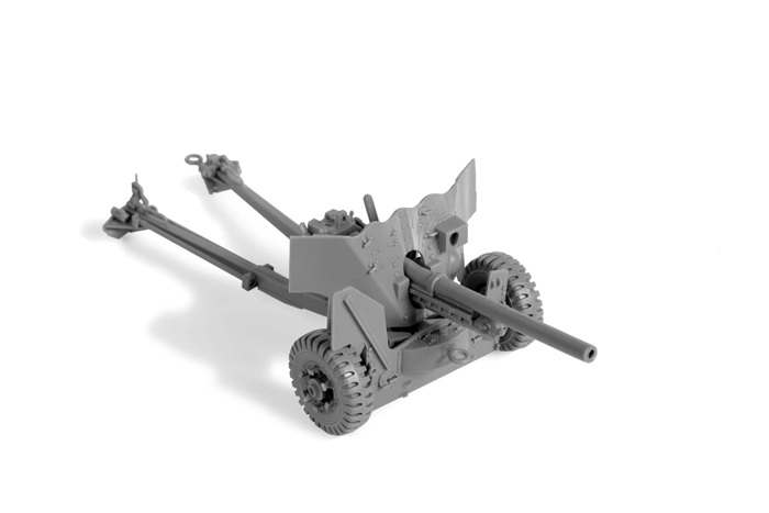 Zvezda Krupp British Anti Tank Gun Military 1:35 /