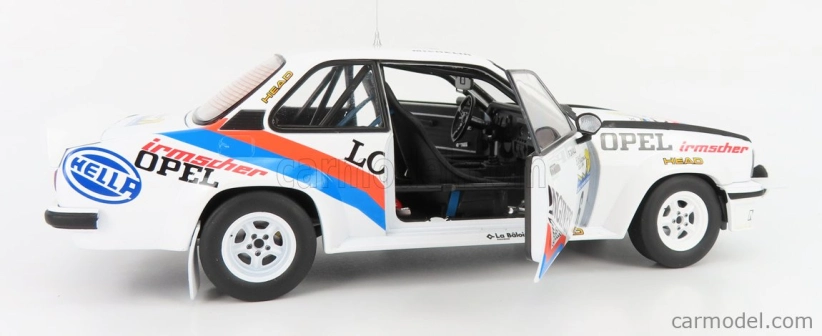 Sun-star Opel Ascona 400 (nočná verzia) N 6 Rally Internazionale Della Lana 1982 J.p.balmer - F.cavalli 1:18 Biela Modrá Oranžová
