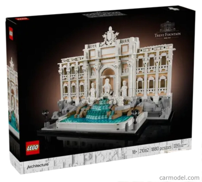 Lego Accessories Lego Architecture - Fontana Di Trevi - Trevi Fountain - 1880 Pezzi - 1880 Pcs Různé