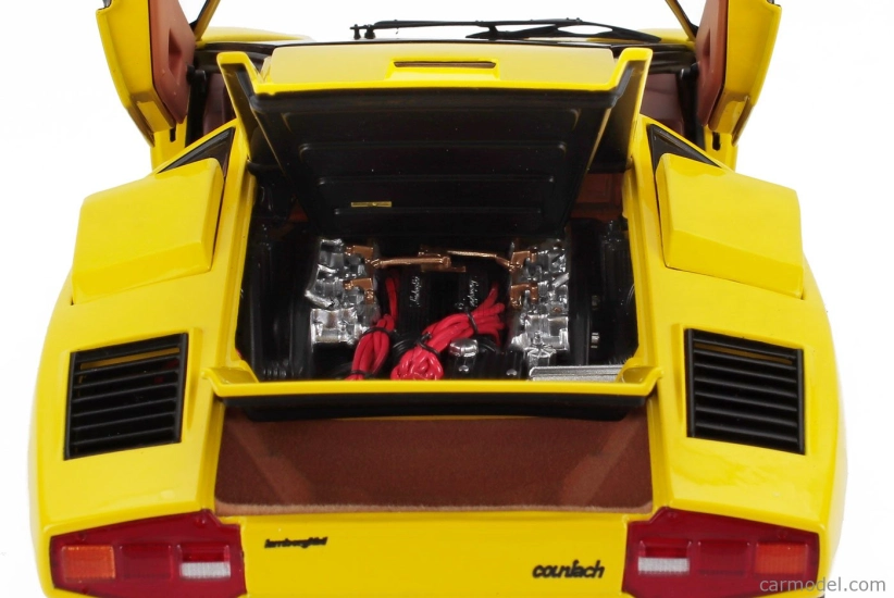 Kyosho Lamborghini Countach Lp400 1974 1:18 Žlutá