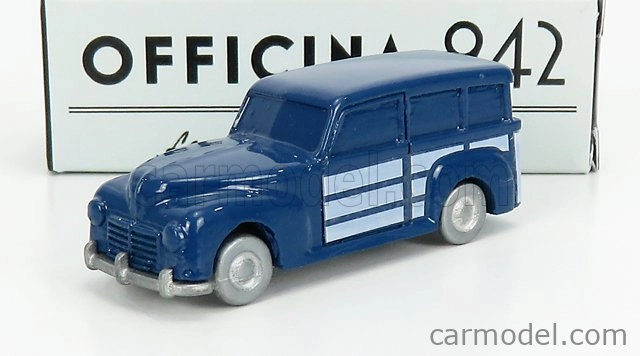 Officina-942 Fiat 1100 Bl Giardinetta Metallica Carrozzeria Monterosa 1958 1:76 2 Tones Blue