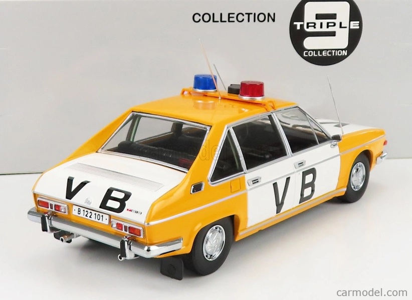Triple9 Tatra 613 Vb Special Police Escort Of Top Government Officials 1czechoslovakia 979 1:18 Žlutá Bílá