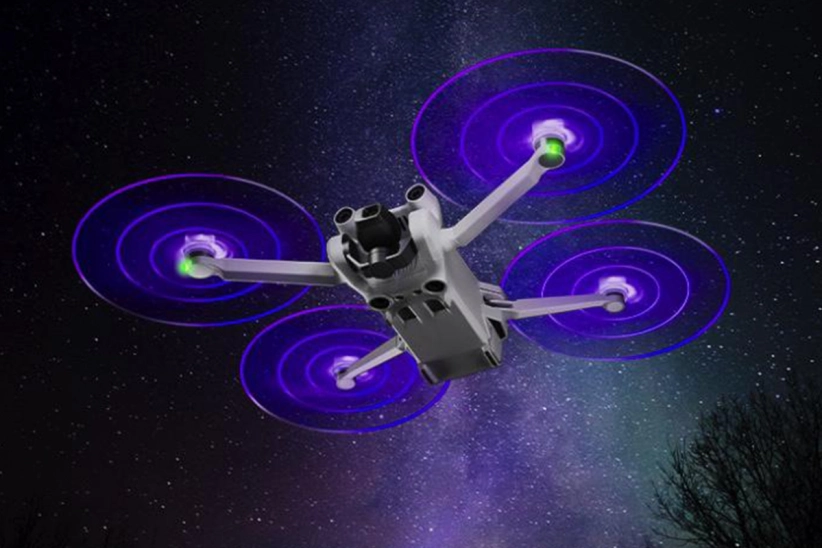 DJI Mini 4 Pro/Mini 3 Pro – LED Flash vrtule (2 páry) (vr. Aku)
