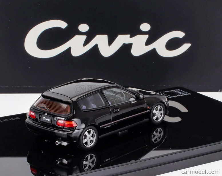 Lcd-model Honda Civic Sir Ii Eg6 Vtec 1993 1:43 Black