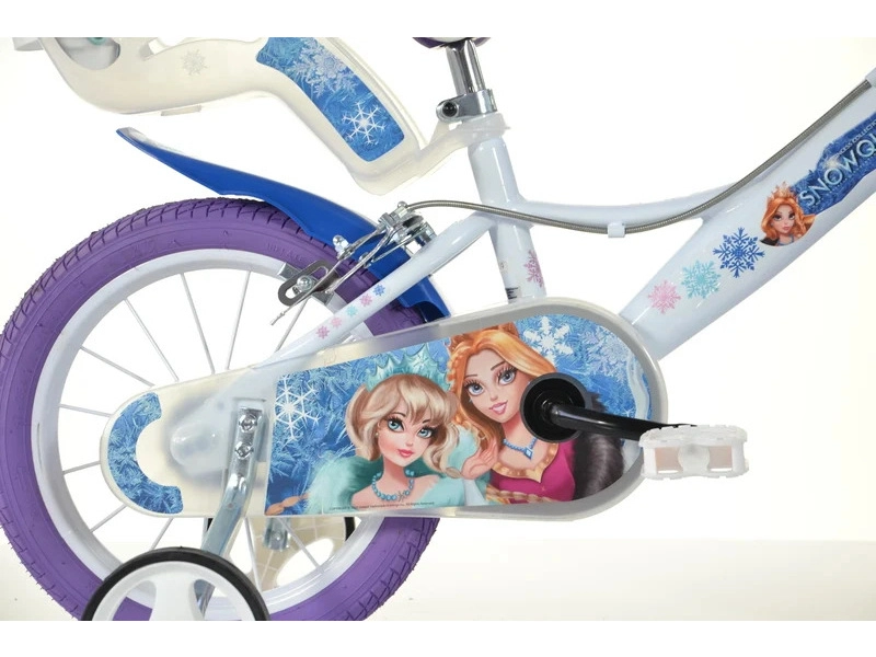 DINO Bikes - Dětské kolo 14" Snow Queen