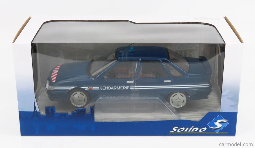 Solido Renault R21 Turbo Gendarmerie 1992 1:18 Modrá