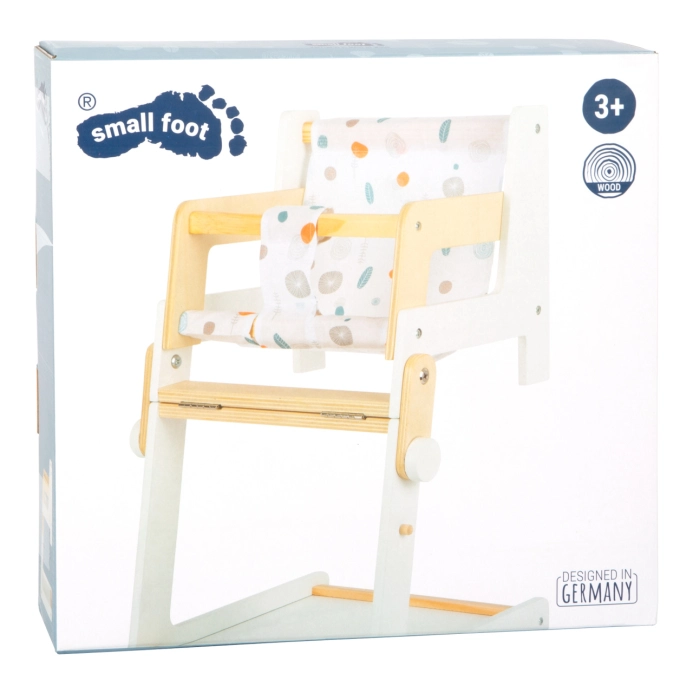 small foot Multifunkční židlička pro panenky Little Button - poškozený obal