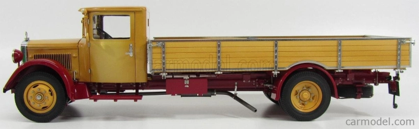 Cmc Mercedes Benz Lo2750 Lkw Platform Truck Cassonato 1933 1:18 žltá červená