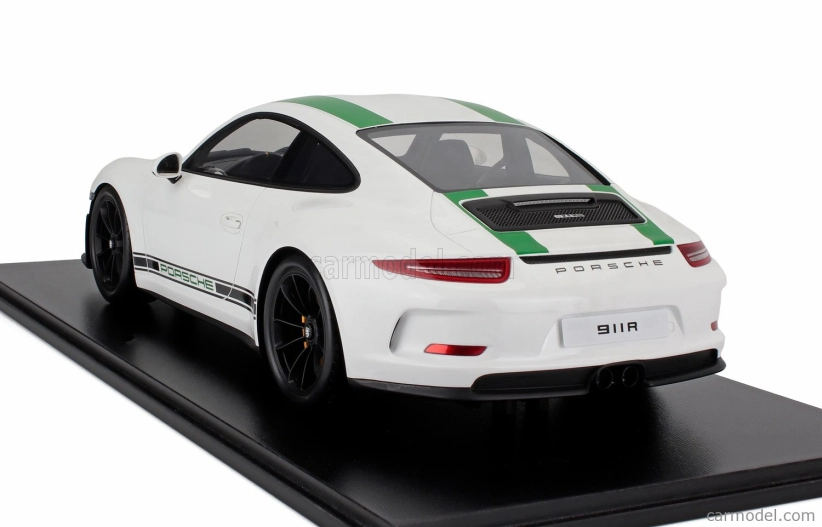 Schuco Porsche 911 991 R Coupe 2016 1:12 bielo-zelená