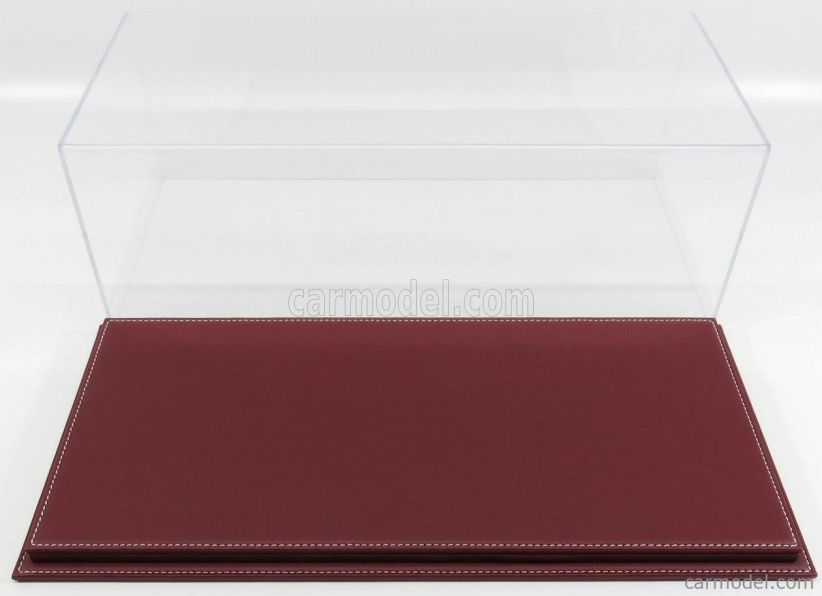 Atlantic Vetrina display box Molhouse Base In Pelle - Leather Base Bordeaux - Lungh.lenght Cm 51 X Largh.width Cm 24 X Alt.height Cm 19 (altezza Interna 15.3 Cm ) 1:12 Plastový Displej