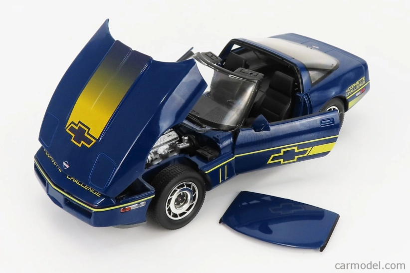 Greenlight Chevrolet Corvette C4 1988 1:18 Modrá Žlutá