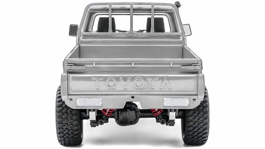 RC auto Land Cruiser Toyota PRO, stříbrná + náhradní baterie